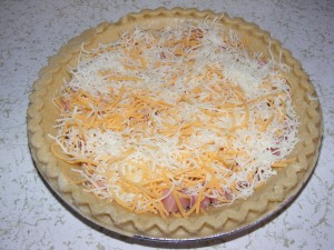 cheese in quiche