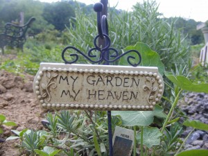 garden sign: my garden my heaven