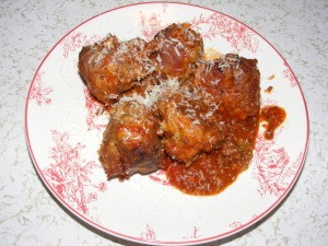 Meatballs and sauce