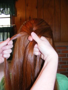 French Braiding: Left section