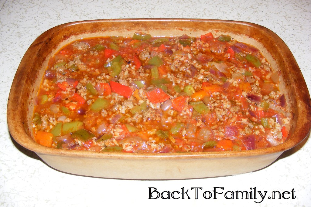 Unstuffed Peppers | BackToFamily.net