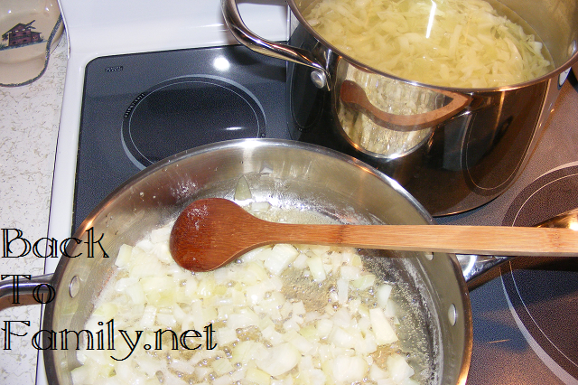 Cheesy Cabbage Casserole~BackToFamily.net