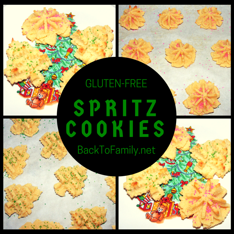 Gluten-Free Spritz Cookies~ BackToFamily.net